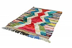 Alfombra Marroquí Bereber Boucherouite 130 x 205 cm