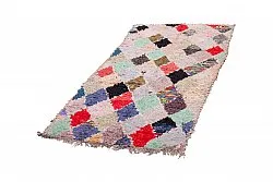 Alfombra Marroquí Bereber Boucherouite 240 x 115 cm