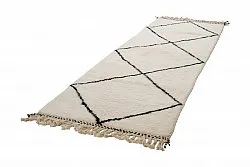 Alfombra Kilim Marroquí Bereber Beni Ourain 285 x 95 cm