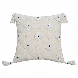 Funda de almohada - Boho Flower (azul)