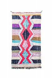Alfombra Marroquí Bereber Boucherouite 115 x 220 cm
