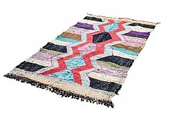 Alfombra Marroquí Bereber Boucherouite 115 x 220 cm
