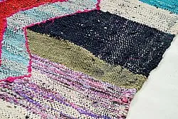 Alfombra Marroquí Bereber Boucherouite 115 x 220 cm