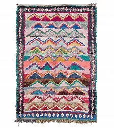 Alfombra Marroquí Bereber Boucherouite 195 x 135 cm
