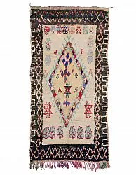 Alfombra Marroquí Bereber Boucherouite 270 x 130 cm
