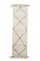 Alfombra Kilim Marroquí Bereber Beni Ourain 240 x 90 cm