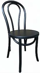 Silla - Bistro (madera/negro) - 2 piezas