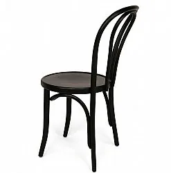 Silla - Bistro (madera/negro) - 2 piezas