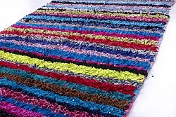 Alfombra Marroquí Bereber Boucherouite 210 x 115 cm