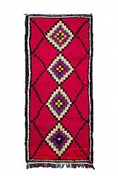 Alfombra Marroquí Bereber Boucherouite 310 x 145 cm