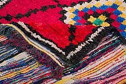 Alfombra Marroquí Bereber Boucherouite 310 x 145 cm