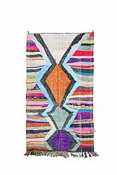 Alfombra Marroquí Bereber Boucherouite 135 x 235 cm