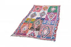 Alfombra Marroquí Bereber Boucherouite 225 x 115 cm