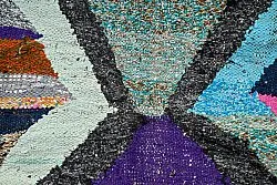 Alfombra Marroquí Bereber Boucherouite 135 x 235 cm