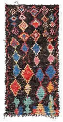 Alfombra Marroquí Bereber Boucherouite 260 x 125 cm