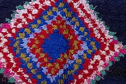 Alfombra Marroquí Bereber Boucherouite 190 x 115 cm