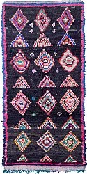 Alfombra Marroquí Bereber Boucherouite 245 x 115 cm