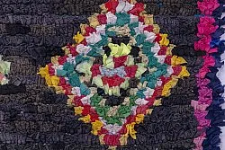 Alfombra Marroquí Bereber Boucherouite 245 x 115 cm