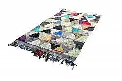 Alfombra Marroquí Bereber Boucherouite 125 x 230 cm