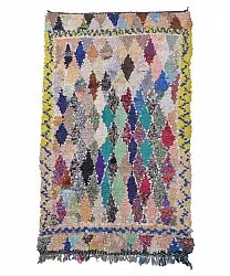 Alfombra Marroquí Bereber Boucherouite 225 x 135 cm