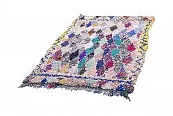 Alfombra Marroquí Bereber Boucherouite 225 x 135 cm