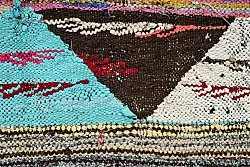 Alfombra Marroquí Bereber Boucherouite 135 x 235 cm