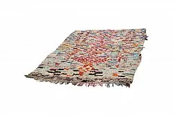 Alfombra Marroquí Bereber Boucherouite 205 x 145 cm