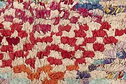 Alfombra Marroquí Bereber Boucherouite 205 x 145 cm