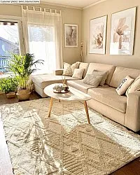 Alfombras de pelo largo - Rostock (offwhite)