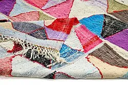 Alfombra Marroquí Bereber Boucherouite 135 x 275 cm