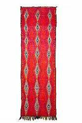 Alfombra Marroquí Bereber Boucherouite 440 x 135 cm