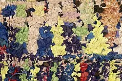 Alfombra Marroquí Bereber Boucherouite 180 x 115 cm