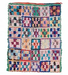 Alfombra Marroquí Bereber Boucherouite 195 x 150 cm