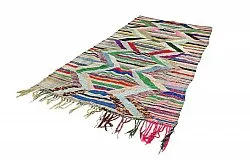 Alfombra Marroquí Bereber Boucherouite 145 x 295 cm