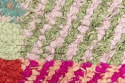 Alfombra Marroquí Bereber Boucherouite 205 x 100 cm