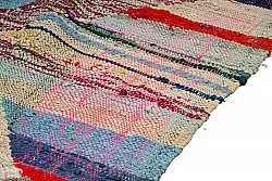 Alfombra Marroquí Bereber Boucherouite 145 x 295 cm