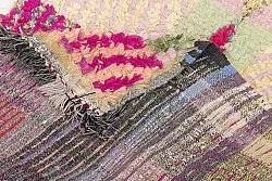Alfombra Marroquí Bereber Boucherouite 205 x 100 cm
