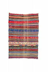 Alfombra Marroquí Bereber Boucherouite 165 x 235 cm