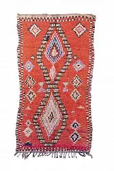 Alfombra Marroquí Bereber Boucherouite 250 x 130 cm