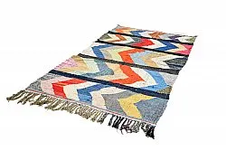 Alfombra Marroquí Bereber Boucherouite 135 x 250 cm