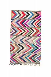 Alfombra Marroquí Bereber Boucherouite 165 x 270 cm