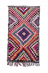 Alfombra Marroquí Bereber Boucherouite 225 x 125 cm