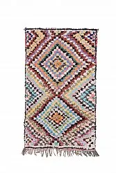 Alfombra Marroquí Bereber Boucherouite 215 x 120 cm