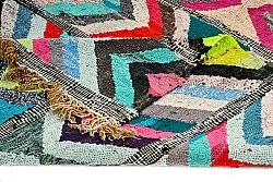 Alfombra Marroquí Bereber Boucherouite 145 x 270 cm