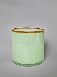 Candelero M - Harmony (verde claro/amber)