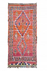 Alfombra Marroquí Berber Boucherouite 275 x 130 cm