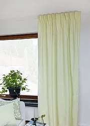 Cortinas - Cortina de algodón Anja (verde claro)