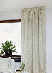 Cortinas - Cortina de algodón Lilja (verde)