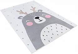 Alfombra infantil - Happy Bear (blanco)