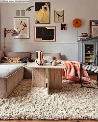 Alfombra de Lana - Aliste Wool Shaggy (alabaster gleam)